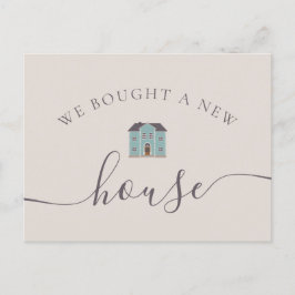 Anúncio Cream & Teal de Compra de Nova Casa