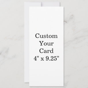 Anúncio crie seu 4" x 9,25" Squared personalizado