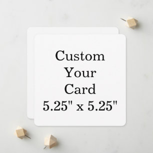Anúncio crie seu personalizado 5.25" x 5.25" arredondado