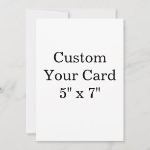 Anúncio crie seu personalizado 5" x 7"
