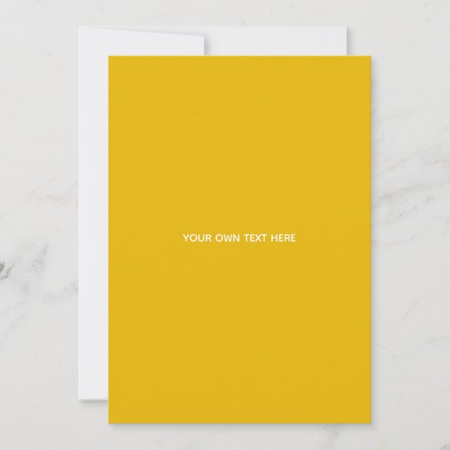 Anúncio Crie Seu Próprio Design Amarelo Personalizado (Frente)