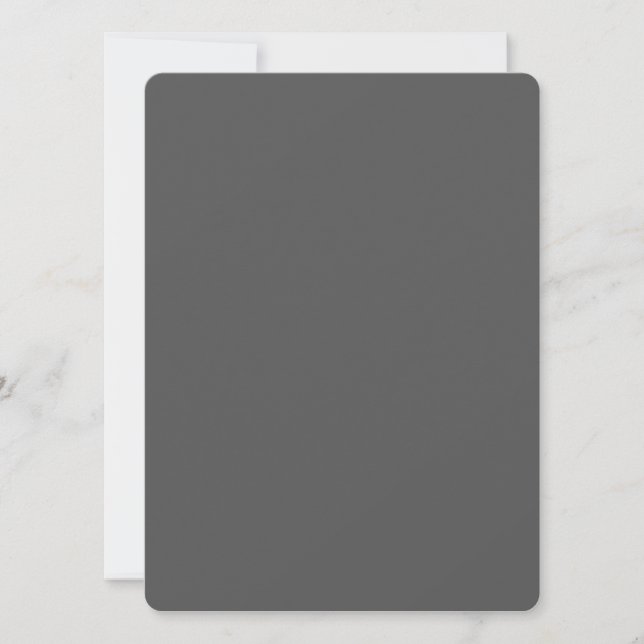 Anúncio Crie seu próprio design personalizado cinza escuro (Frente)
