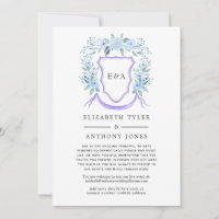 Crista de Monograma Floral de Casamento Lista de C