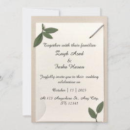 Anúncio Custom Botanical Letter Paper | Elegant Printable