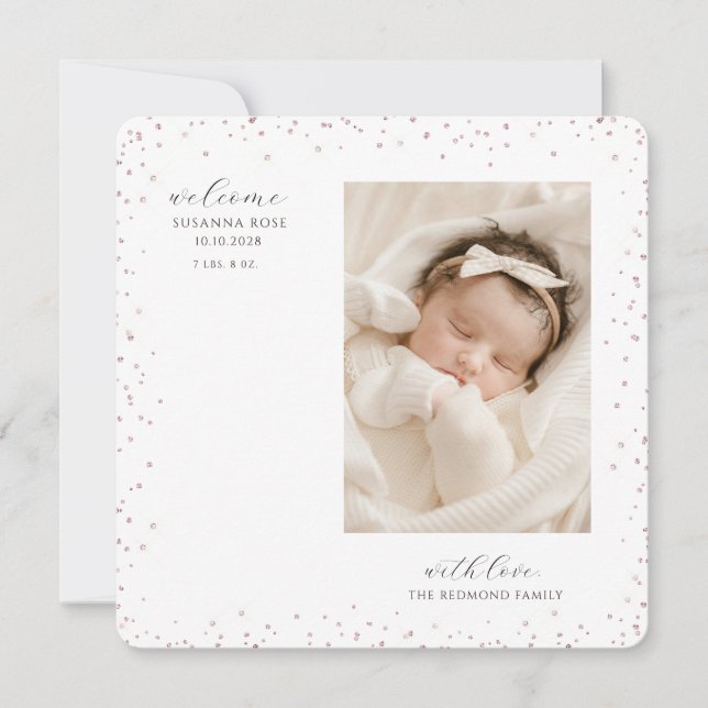 Anúncio Cute Newborn Sleeping Baby Photo  (Frente)