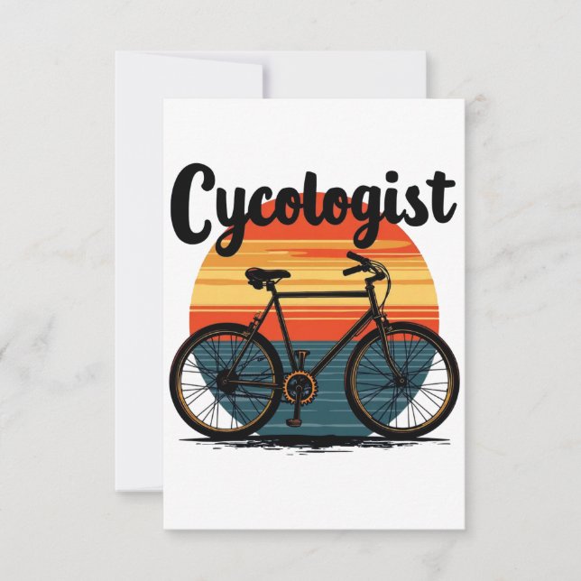 Anúncio Cycologista: Energetic Biker Tee - for Cycling (Frente)