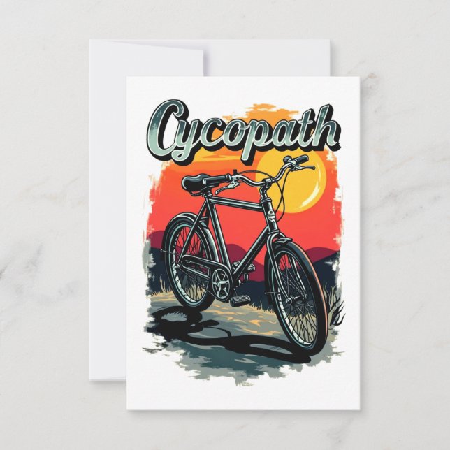Anúncio Cycopath: Sunset Bike Design (Frente)