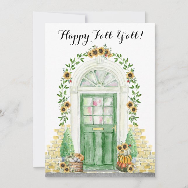 Anúncio da casa feliz outono de vocês (Frente)