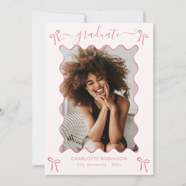 Anúncio da Festa de formatura do Arco rosa (Frente)