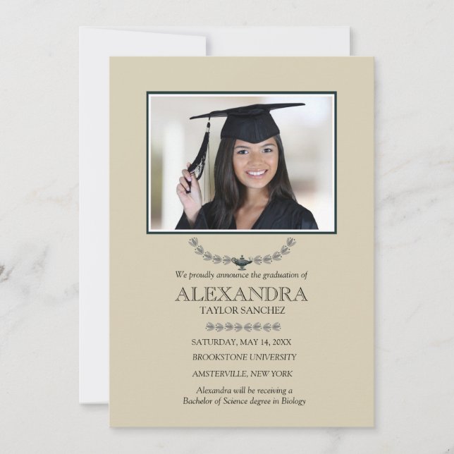 Anúncio da Foto da Lâmpada do Conhecimento (Frente)