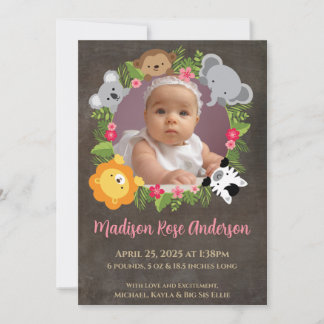 Anúncio da Garota Floral Safari Wreath