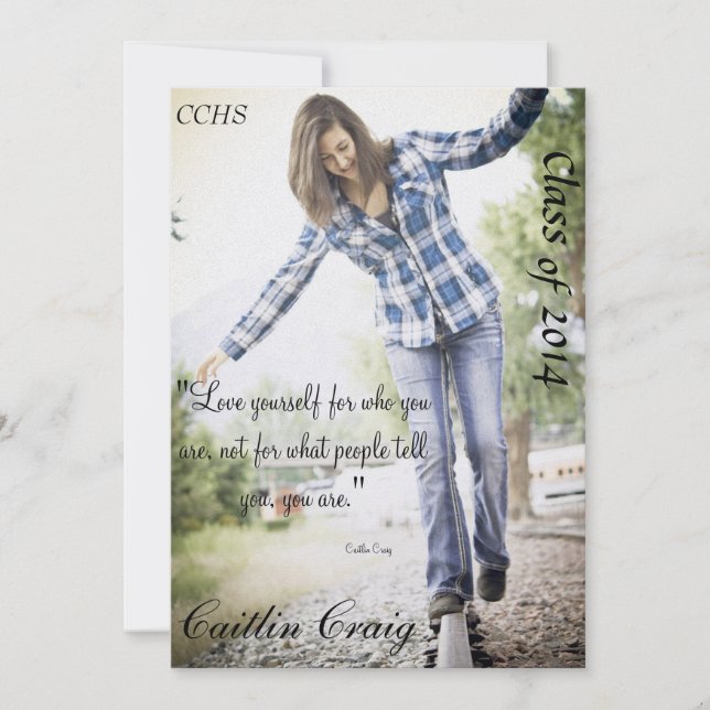 Anúncio da graduação (Frente)