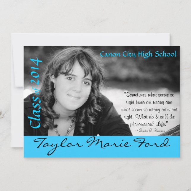 Anúncio da graduação (Frente)