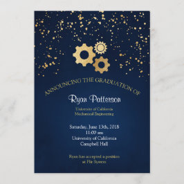 Anúncio da graduação da engenharia mecânica