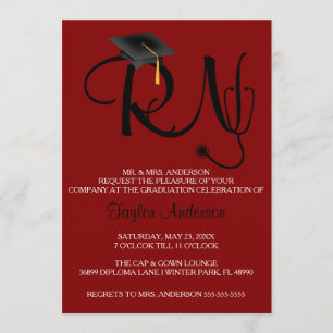 Anúncio da graduação da escola de cuidados do