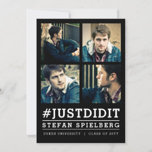 Anúncio da graduação da foto de Instagrammed 4