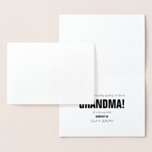 Anúncio da gravidez da folha dos parabéns