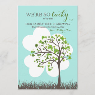 Anúncio da gravidez do dia de St Patrick