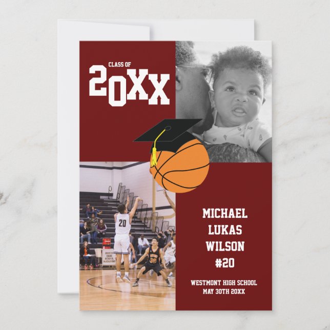 Anúncio da Maroon Esportiva para Graduação de Basq (Frente)