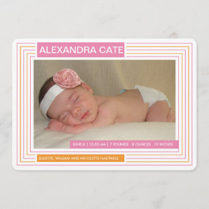 Anúncio da menina das listras