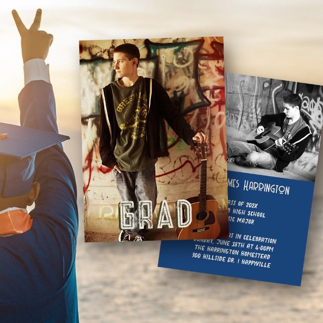 Anúncio da Open House Fotos de Graduação dos Filho (Criador carregado)