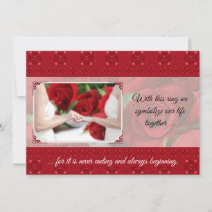 Anúncio da União Civil do Casamento Lésbico