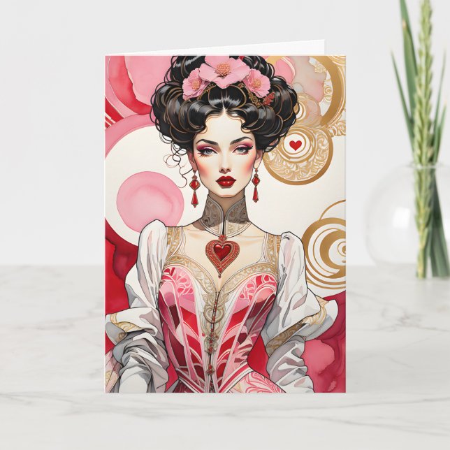 Anúncio Dama do Colar do Coração do namorados (Frente)