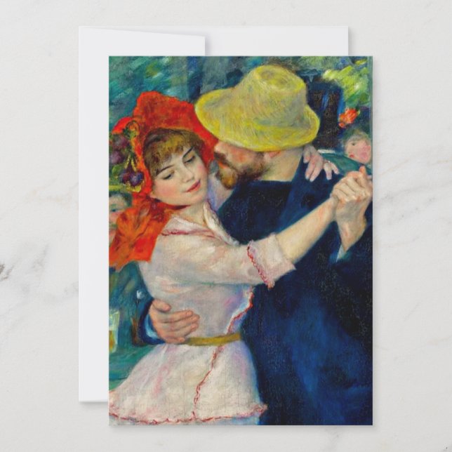 Anúncio Dança em Bougival Pierre Renoir (Frente)