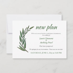 Anúncio de adiamento