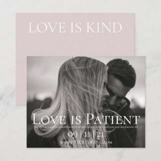 Anúncio de Adiamento de Casamento com Foto Persona