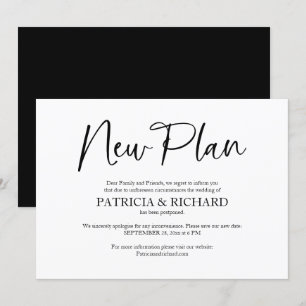 Anúncio de Adiamento de Casamento com Novo Plano