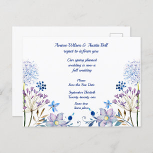 Anúncio de adiamento de primavera para Casamento o