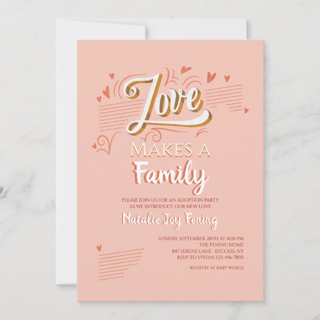 Anúncio de adoção de amor/parte (Frente)