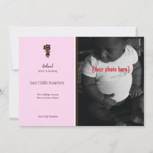 Anúncio de adoção de garota etíope