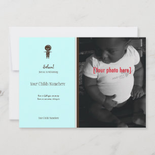 Anúncio de adoção de menino etíope