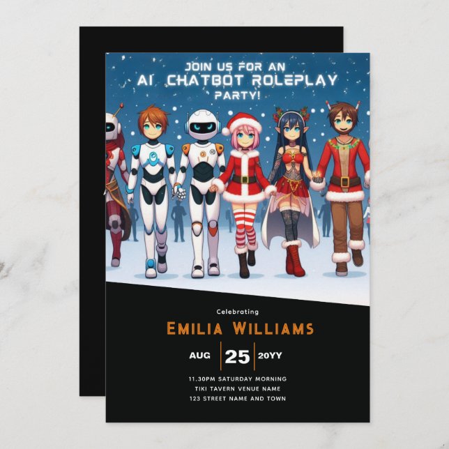 ANÚNCIO DE ANÚNCIO DE ANÚNCIOS DE BATERIA DE Chatb (Frente/Verso)