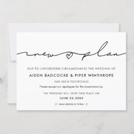 Anúncio de atualização da data de novos planos de 