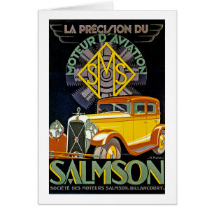 Anúncio de automóvel Salmson Vintage