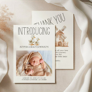 Anúncio de Bebê Animais da Pequena Fazenda