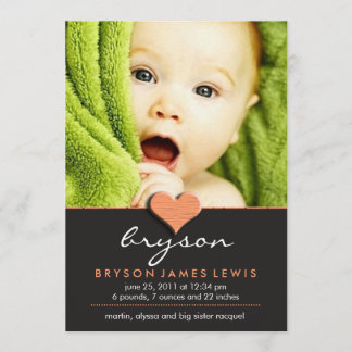 Anúncio de bebê chic simples