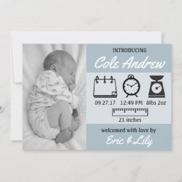 Anúncio de Bebê de Estatísticas