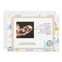 Anúncio de bebê de leão azul