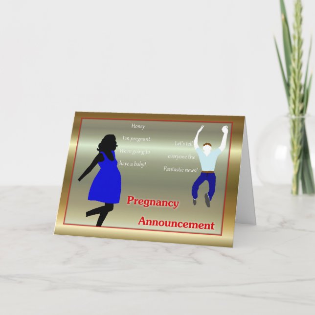 Anúncio de bebê inter-racial para casais mistos (Frente)