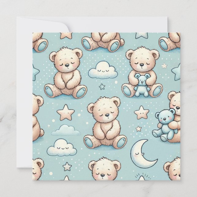 Anúncio de Bebê Menino (Frente)