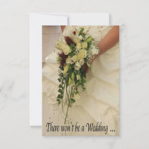 Anúncio de cancelamento de casamento