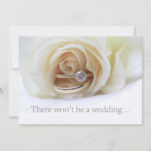 Anúncio de cancelamento de casamento