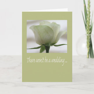 Anúncio de cancelamento de casamento