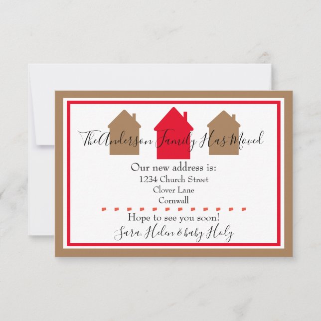 Anúncio de Cartão Simples - Nós Mudamos (Frente)