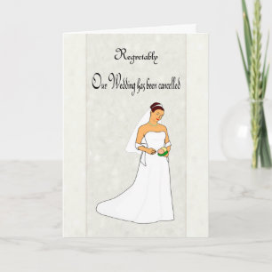 Anúncio de Casamento Cancelado