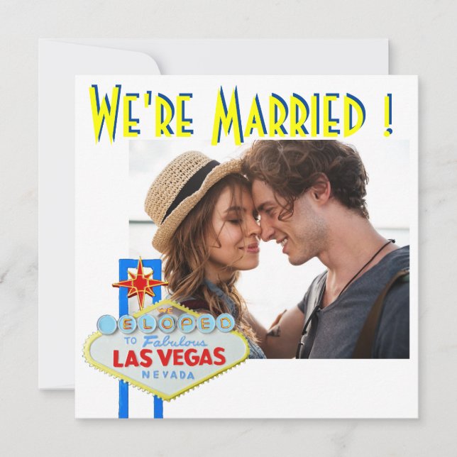 Anúncio de Casamento Casamentos em Las Vegas  (Frente)